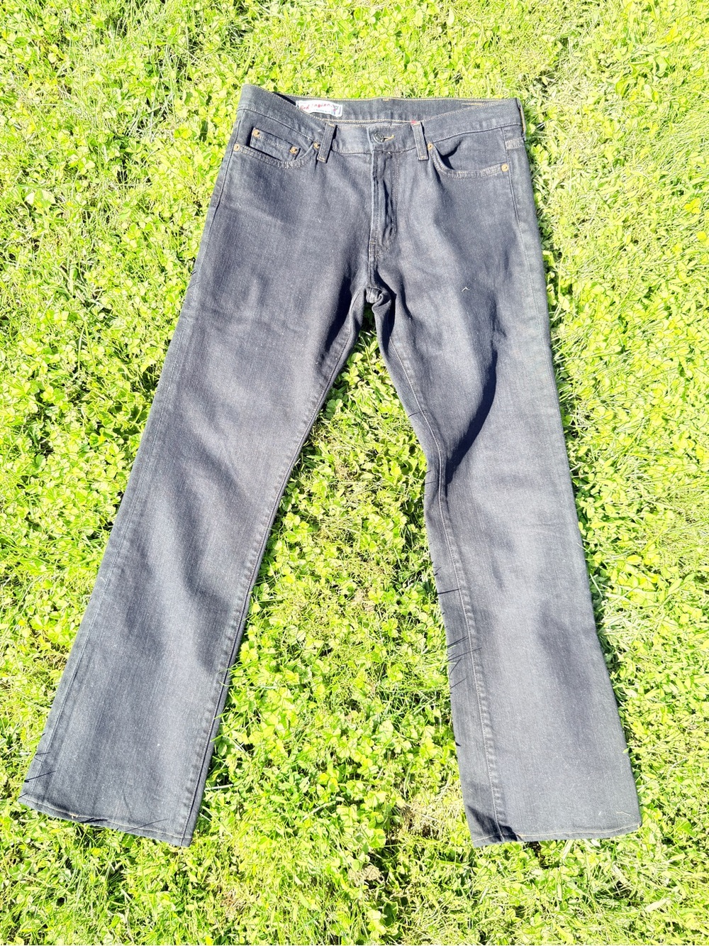 Red Engine Black Bootcut Jeans